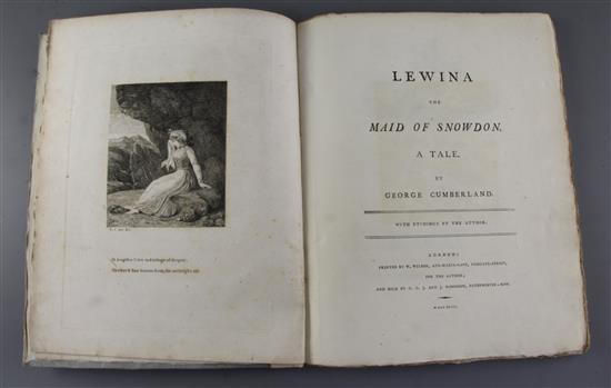 Cumberland, George - Lewina the Maid of Snowden, bound with a Poem on the landscape of Great Britain,